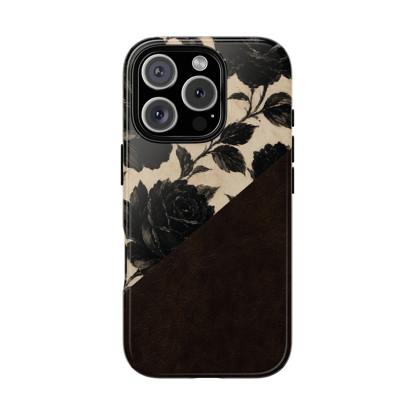 Rose Leather Tough Case