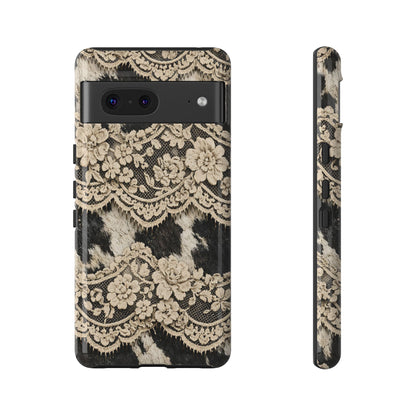 Cowhide Lace Tough Case