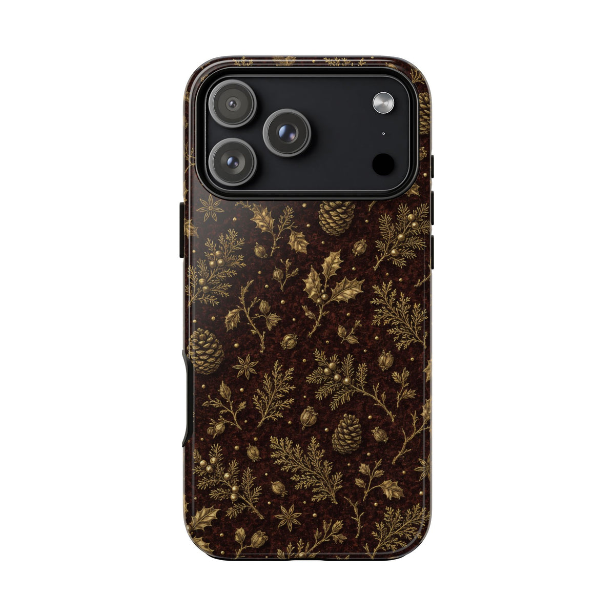 Brass Winter Botanicals Tough Case