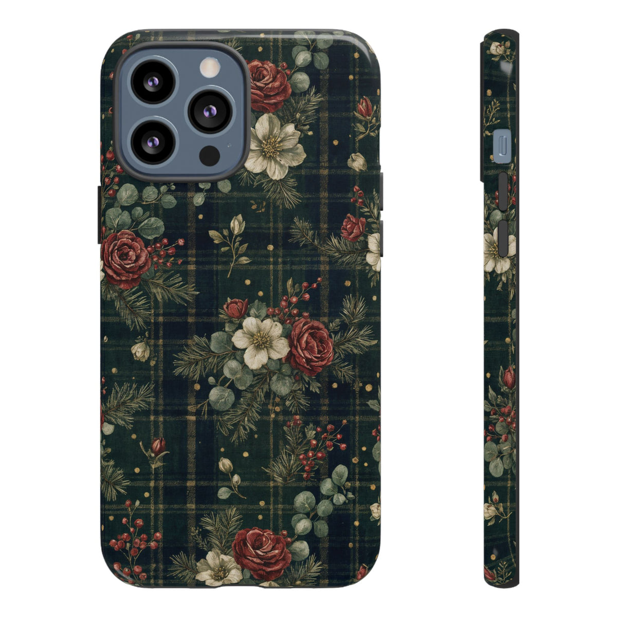 Tartan Roses Tough Case