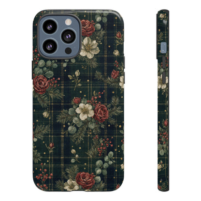 Tartan Roses Tough Case