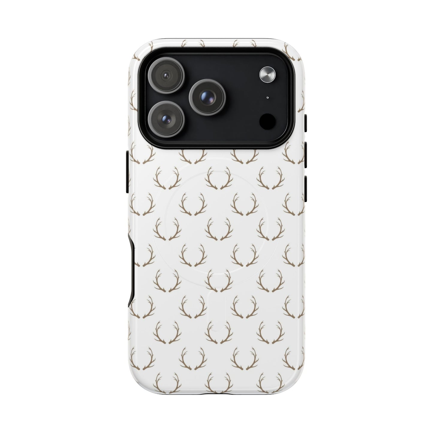 White Antlers Magnetic Case