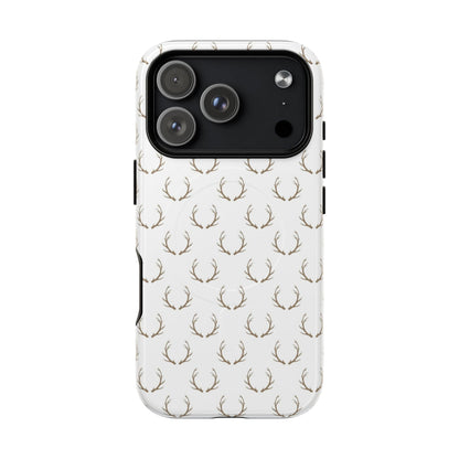 White Antlers Magnetic Case