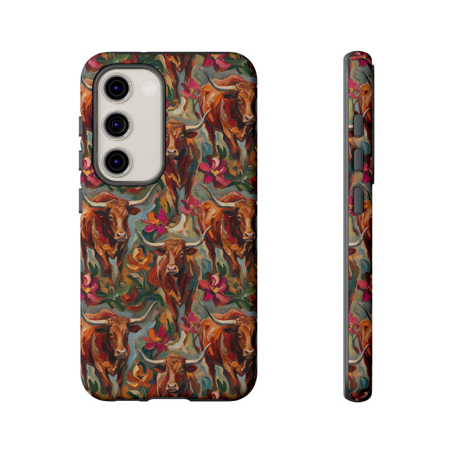 Painted Longhorns Tough Case