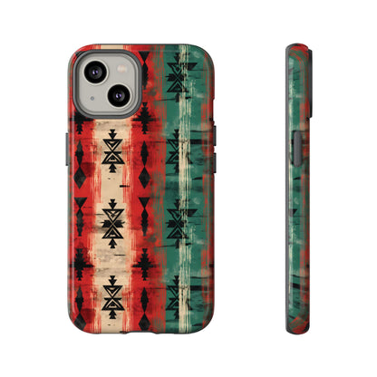Christmas Grunge Aztec Tough Case