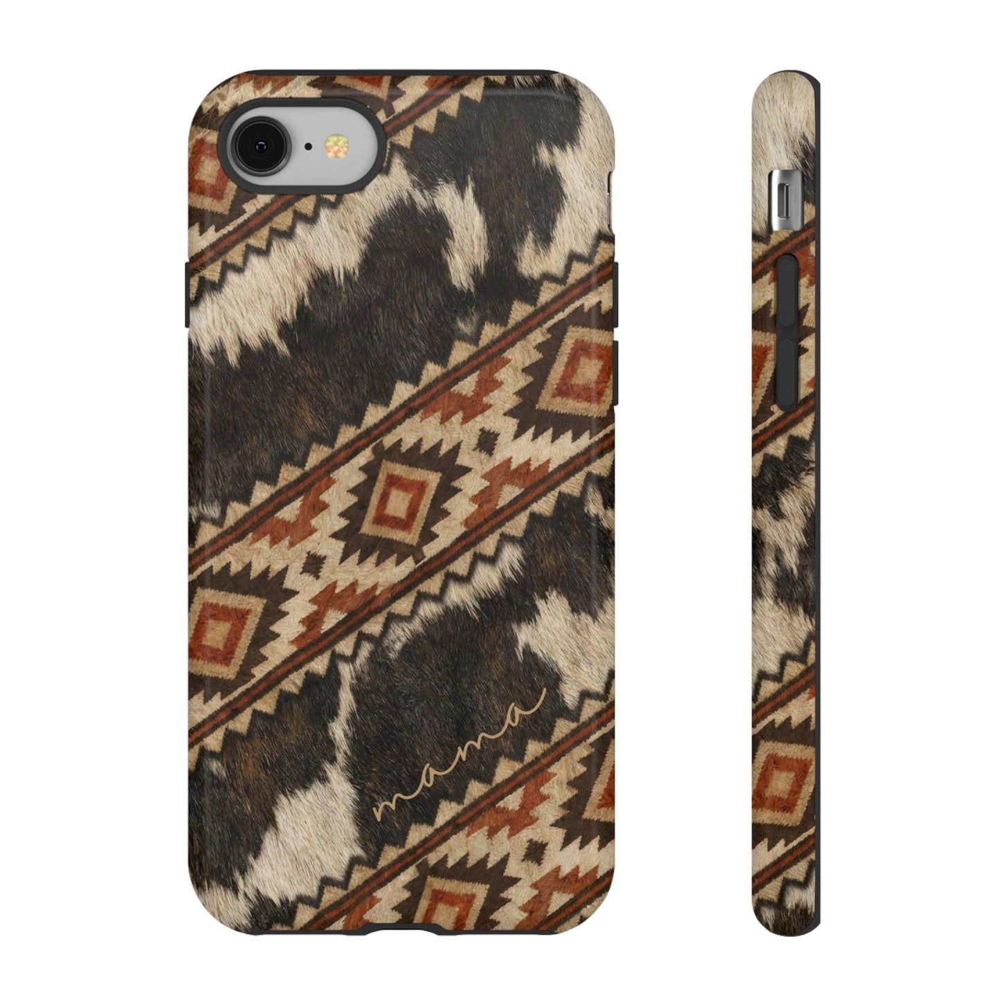 Cowhide Aztec Mama Tough Case