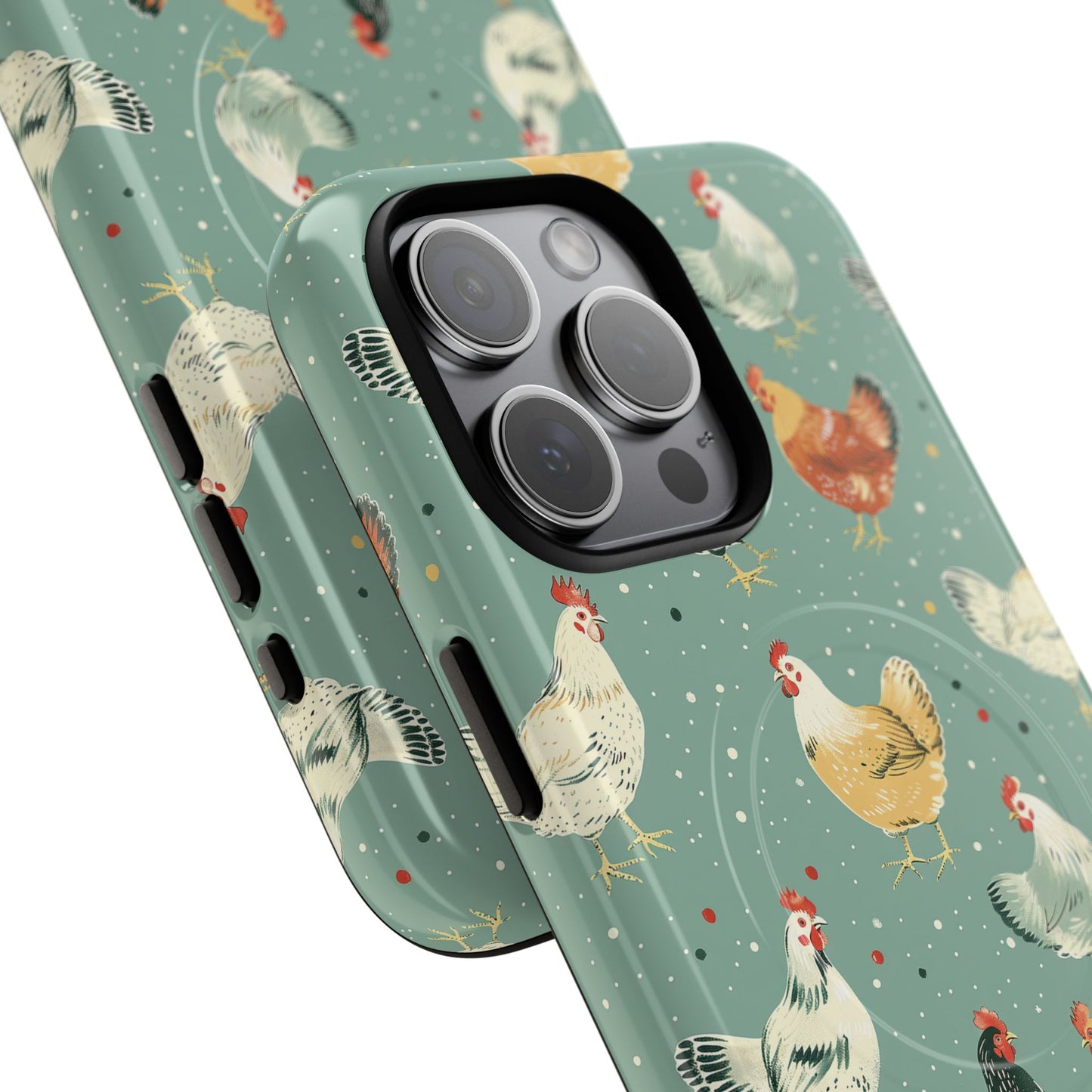 Polka Dot Chickens Magnetic Case