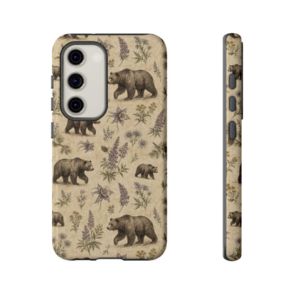 Floral Bear Tough Case