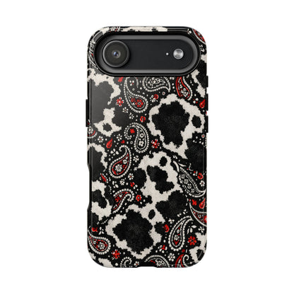 Paisley Cowhide Tough Case