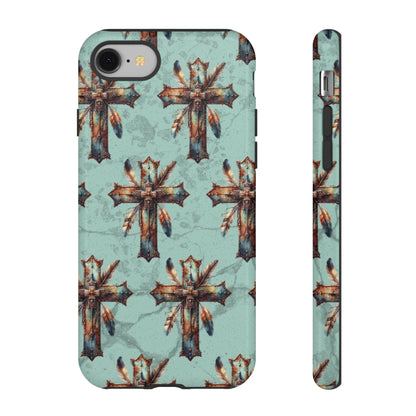 Crosses And Feathers Tough Case
