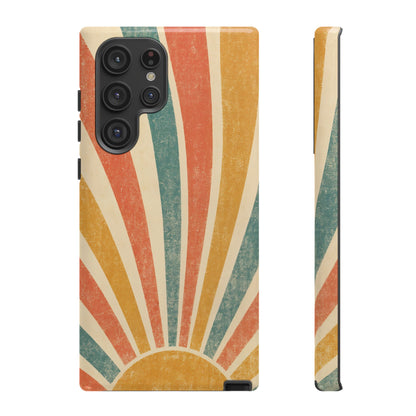 Retro Sun Rays Tough Case