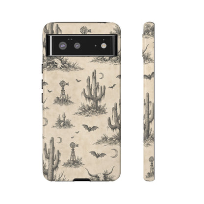 Spooky Desert Toile Tough Case