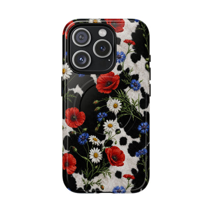 Cowhide Patriot Bloom Magnetic Case