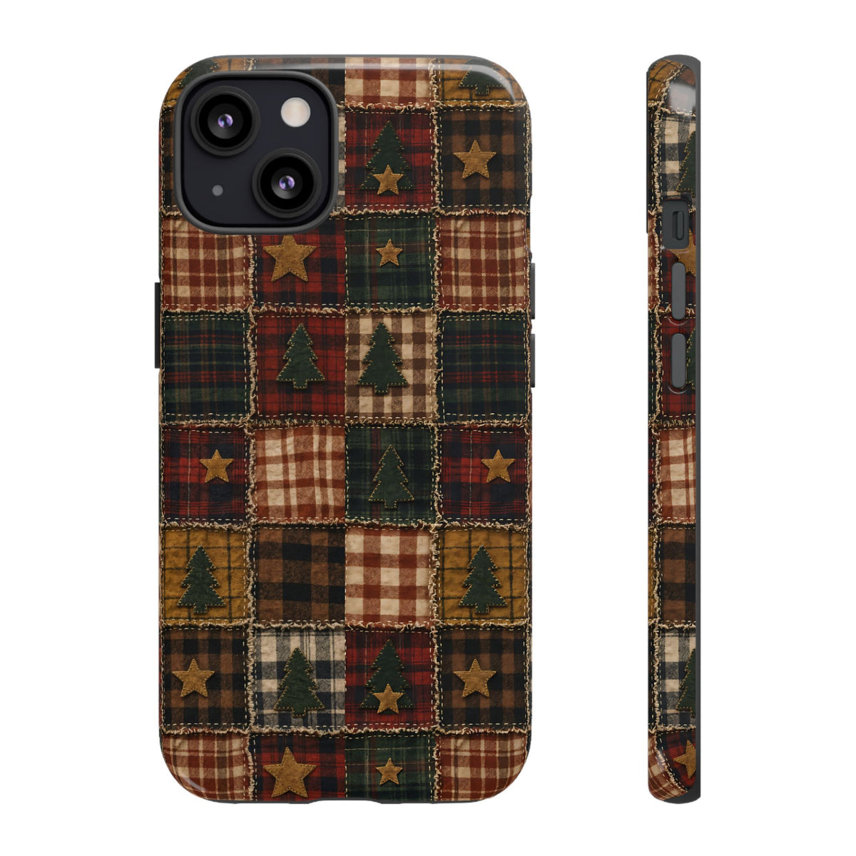 Christmas Rag Quilt Tough Case
