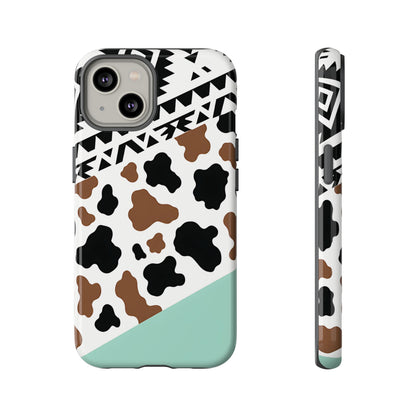Mint Aztec Cowhide Tough Case
