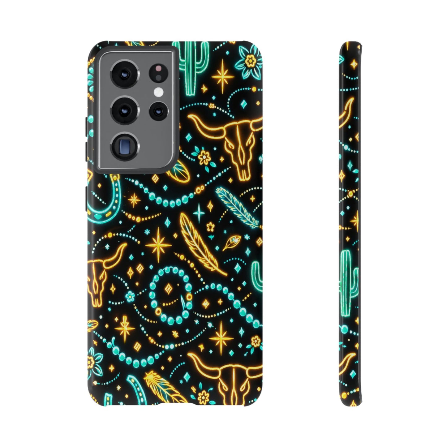 Neon Turquoise Tough Case