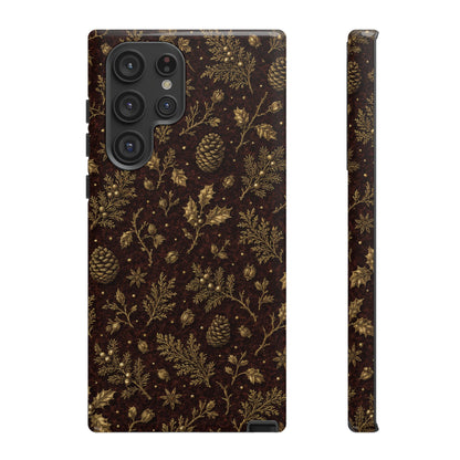 Brass Winter Botanicals Tough Case