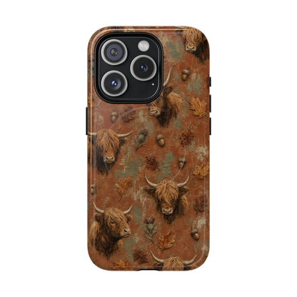 Autumn Highland Cow Magnetic Case