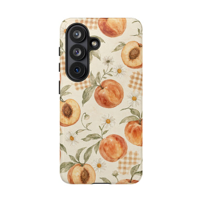 Peachy Gingham Tough Case