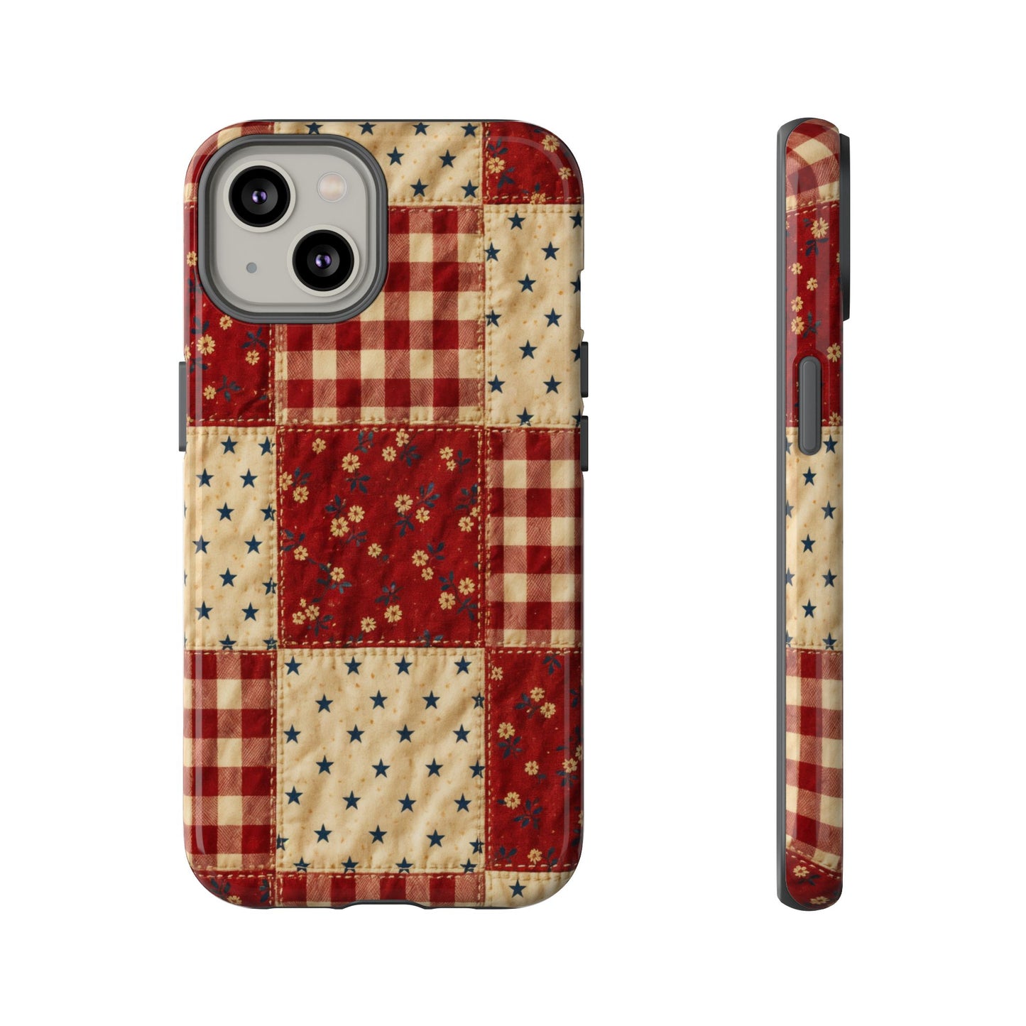 Gingham Stars Tough Case