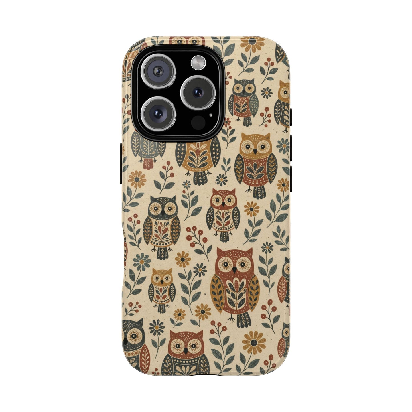 Folk Owls Tough Case