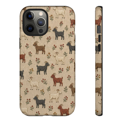 Stitched Goats Tough Case