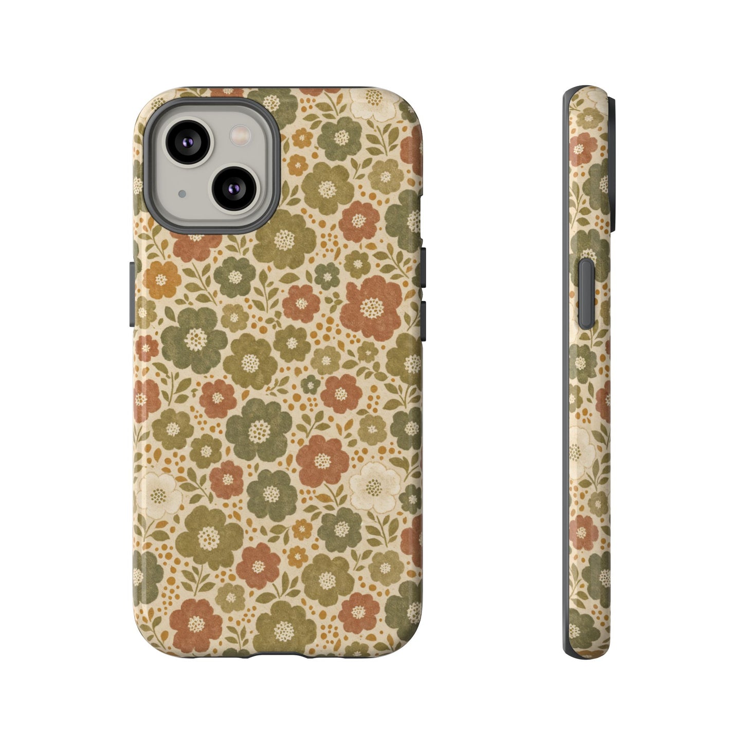 Retro Poppy Field Tough Case