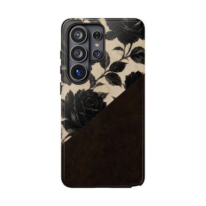 Rose Leather Tough Case
