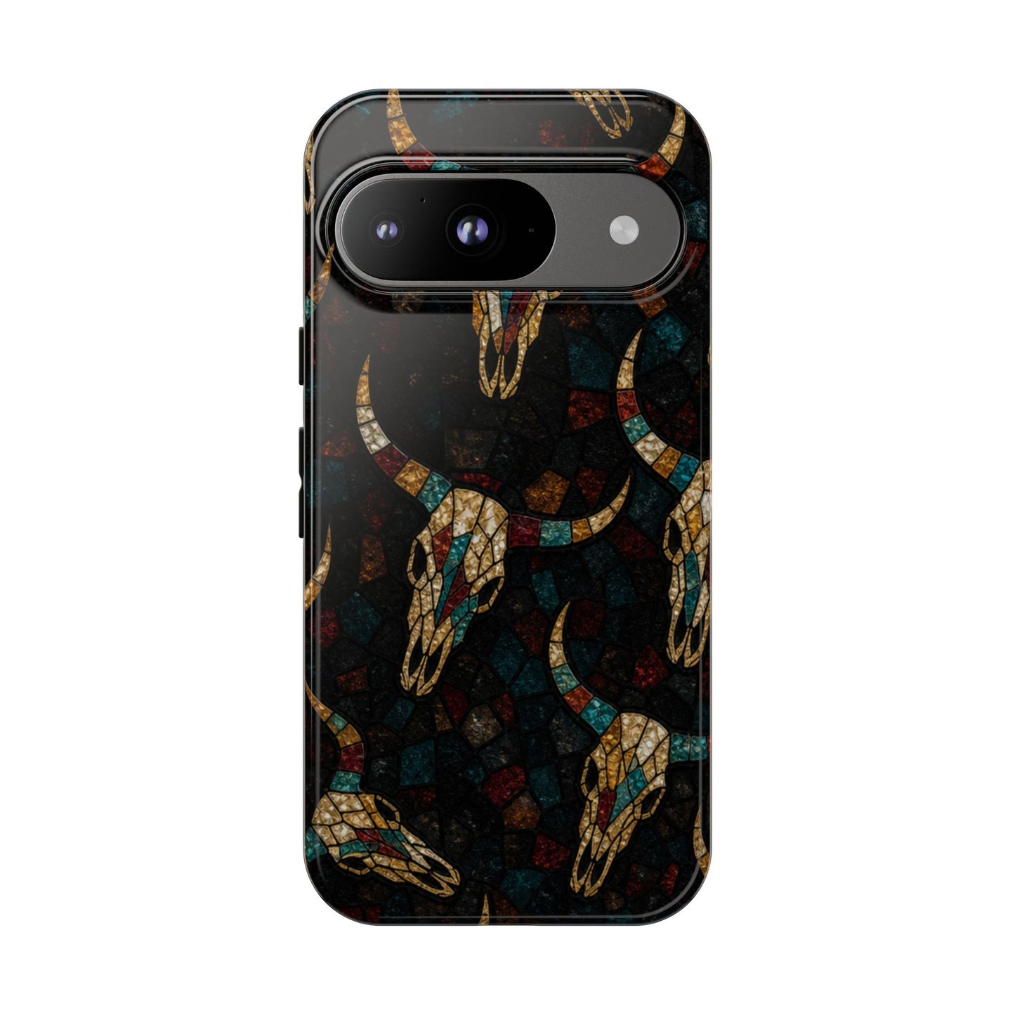 Stained Bull Skull Tough Case