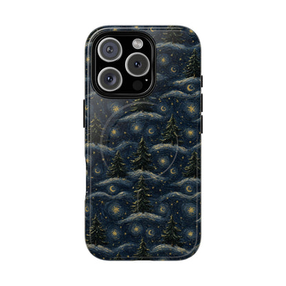 Starry Night Pines Magnetic Case