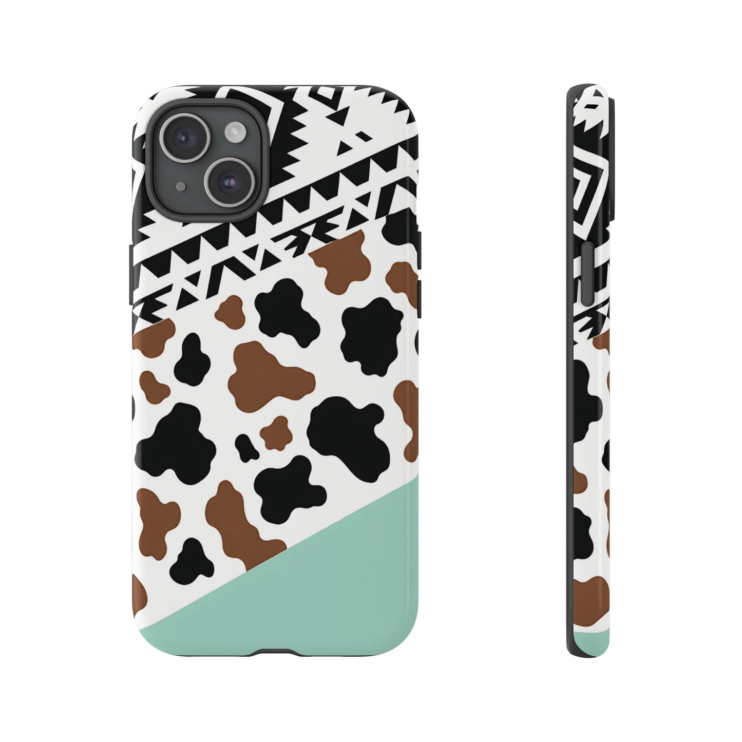 Mint Aztec Cowhide Tough Case
