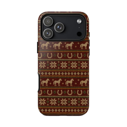 Fair Isle Horses Tough Case