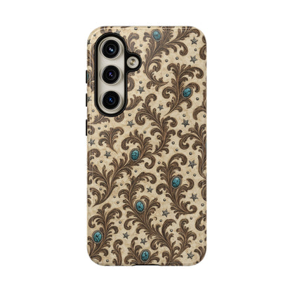 Turquoise Plume Tough Case