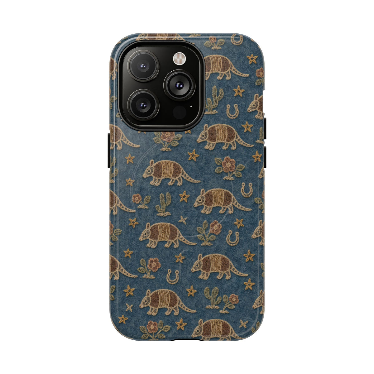 Denim Armadillo Magnetic Case