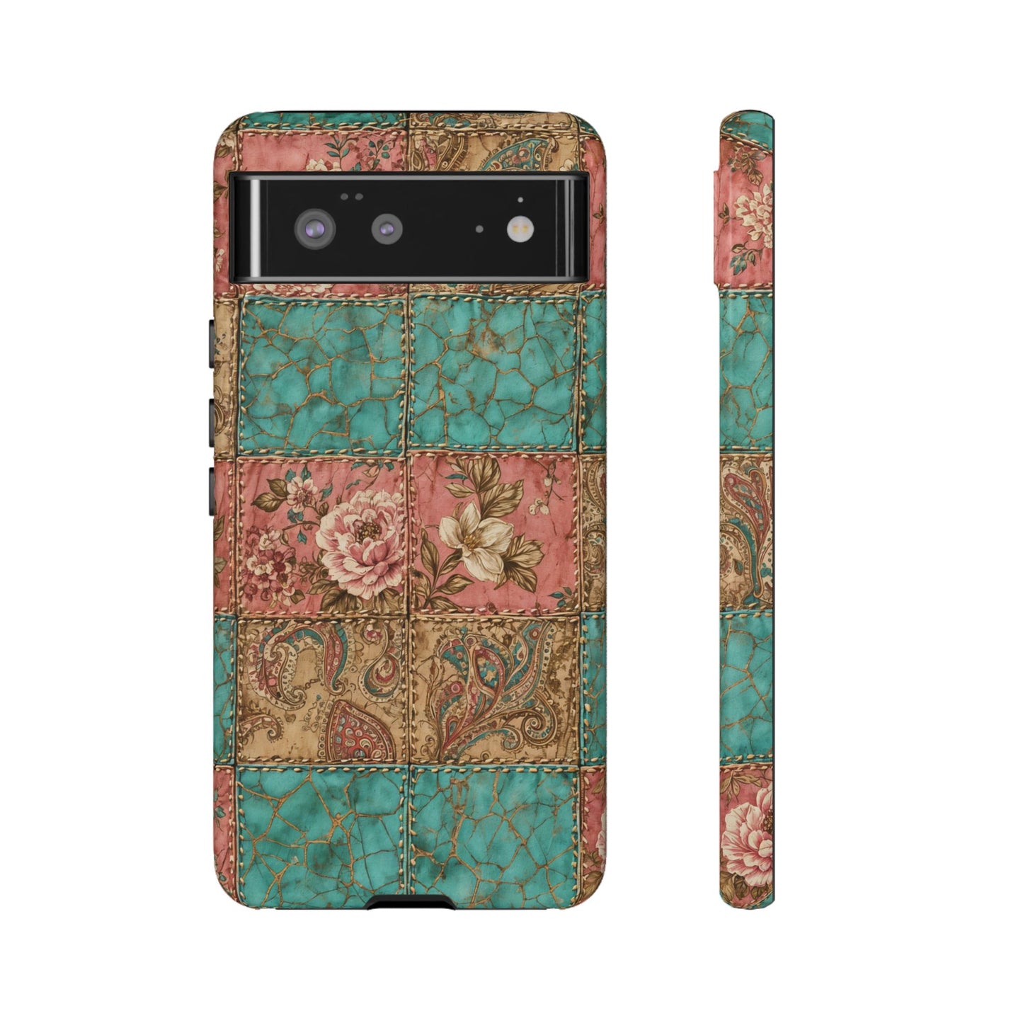 Turquoise Paisley Tough Case