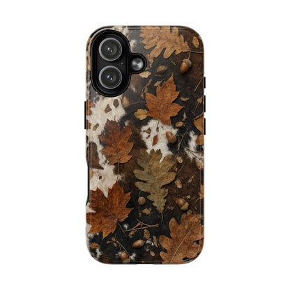 Cowhide Oak Magnetic Case