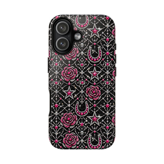 Rhinestone Rose Tough Case