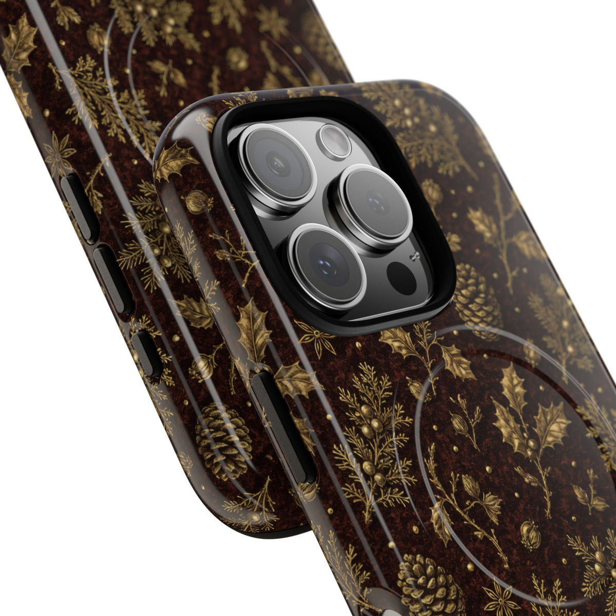 Brass Winter Botanicals Magnetic Case