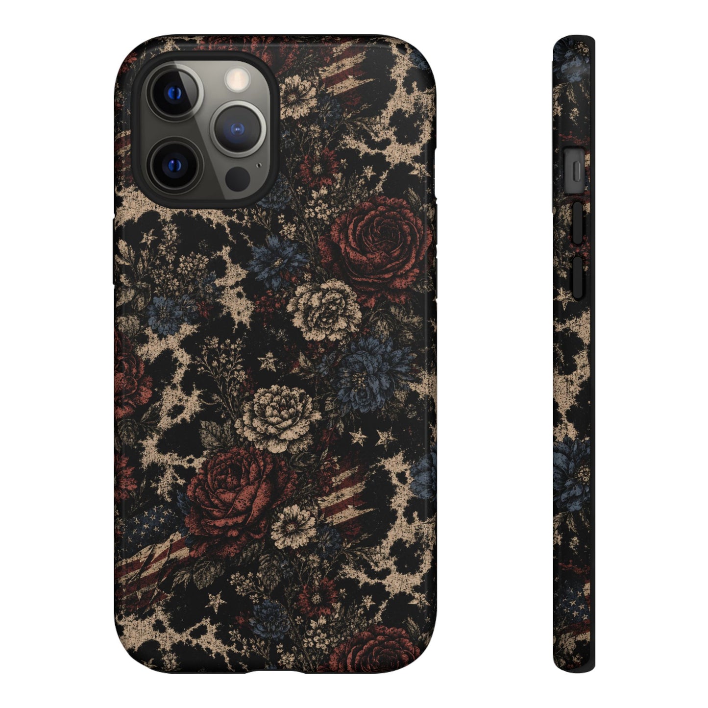 USA Cowhide Bloom Tough Case