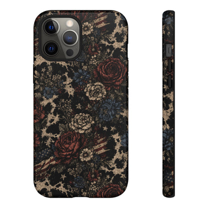 USA Cowhide Bloom Tough Case