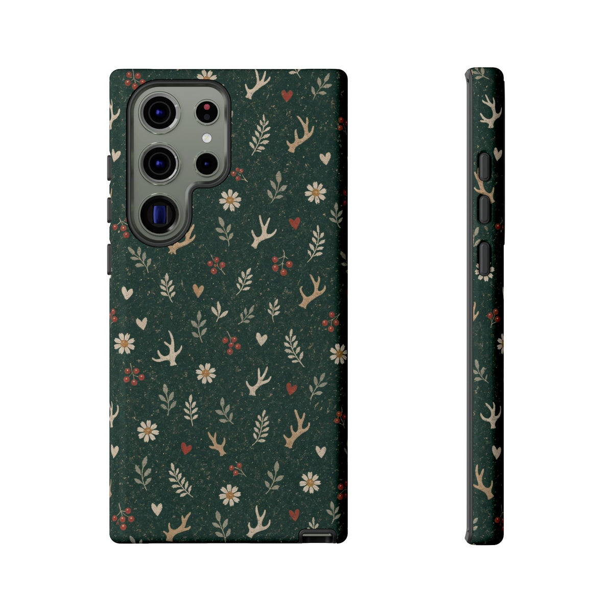 Antler Daisies Evergreen Tough Case