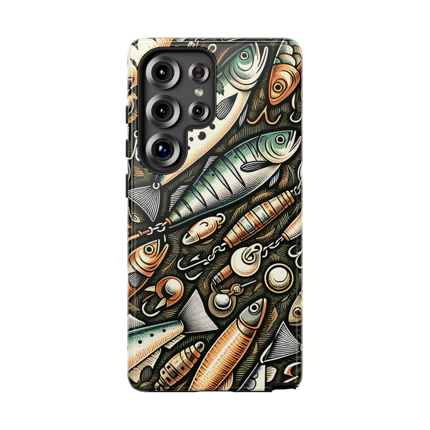 Vintage Fishing Lures Tough Phone Case