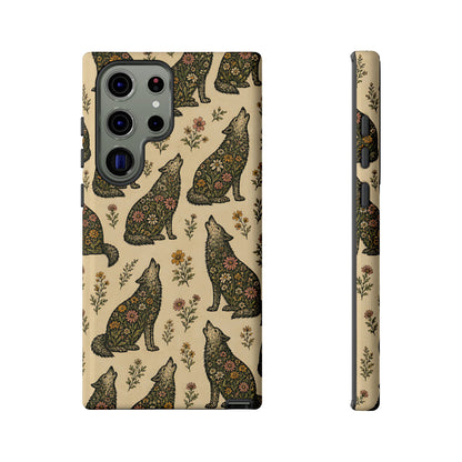 Floral Wolves Tough Case