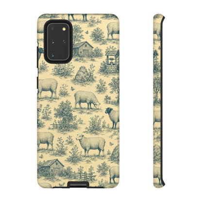 Sheep Toile Tough Case