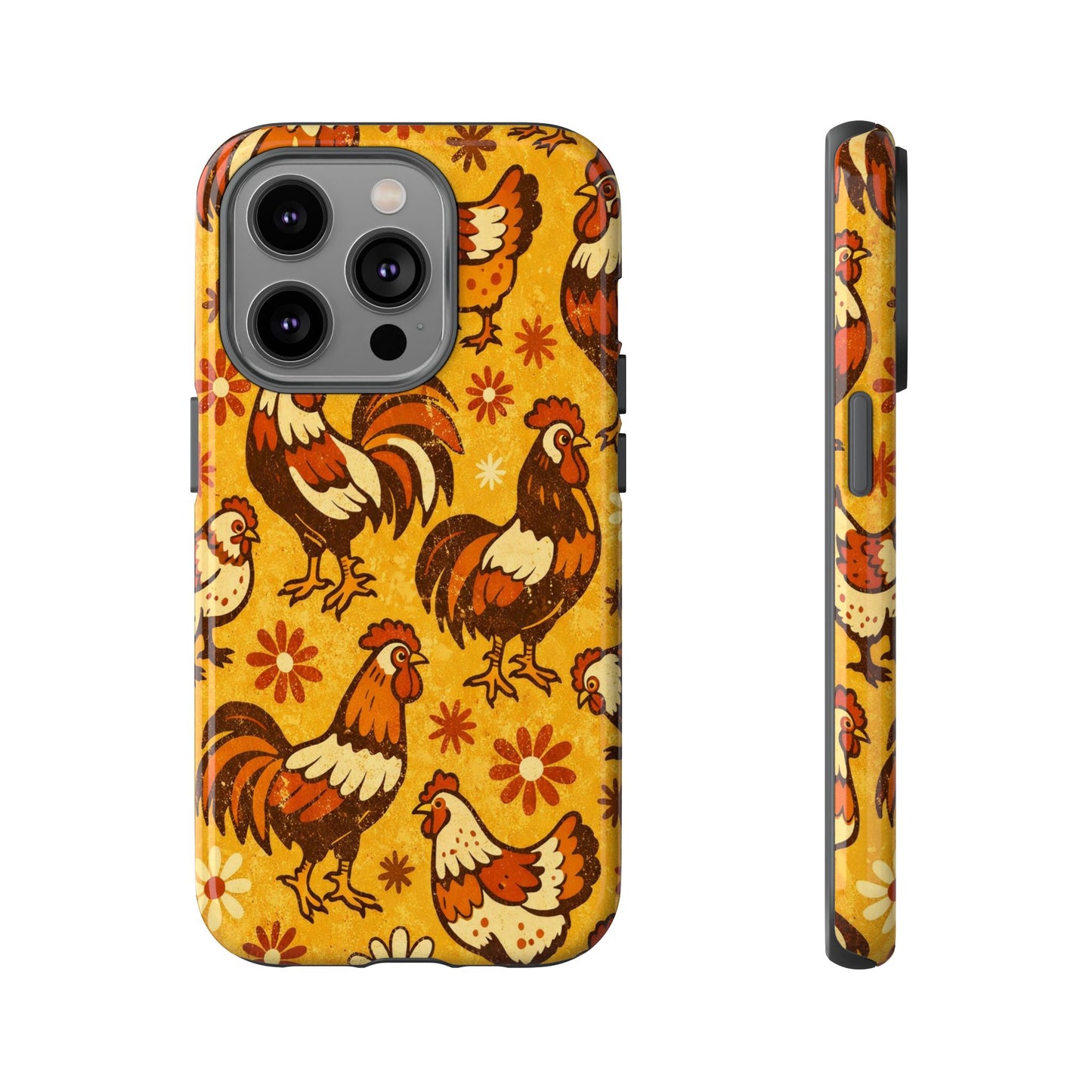 Retro Chickens Tough Case