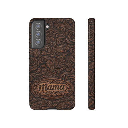 Carved Floral Mama Tough Case