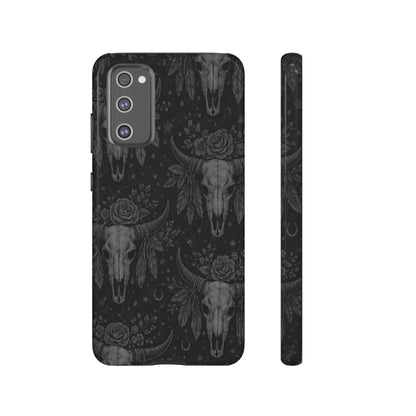 Western Noir Bull Skulls Tough Case