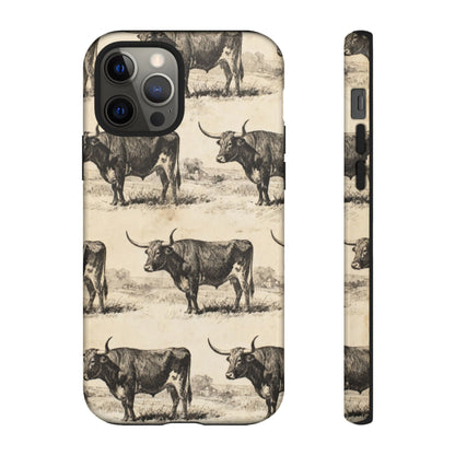 Vintage Longhorns Tough Case