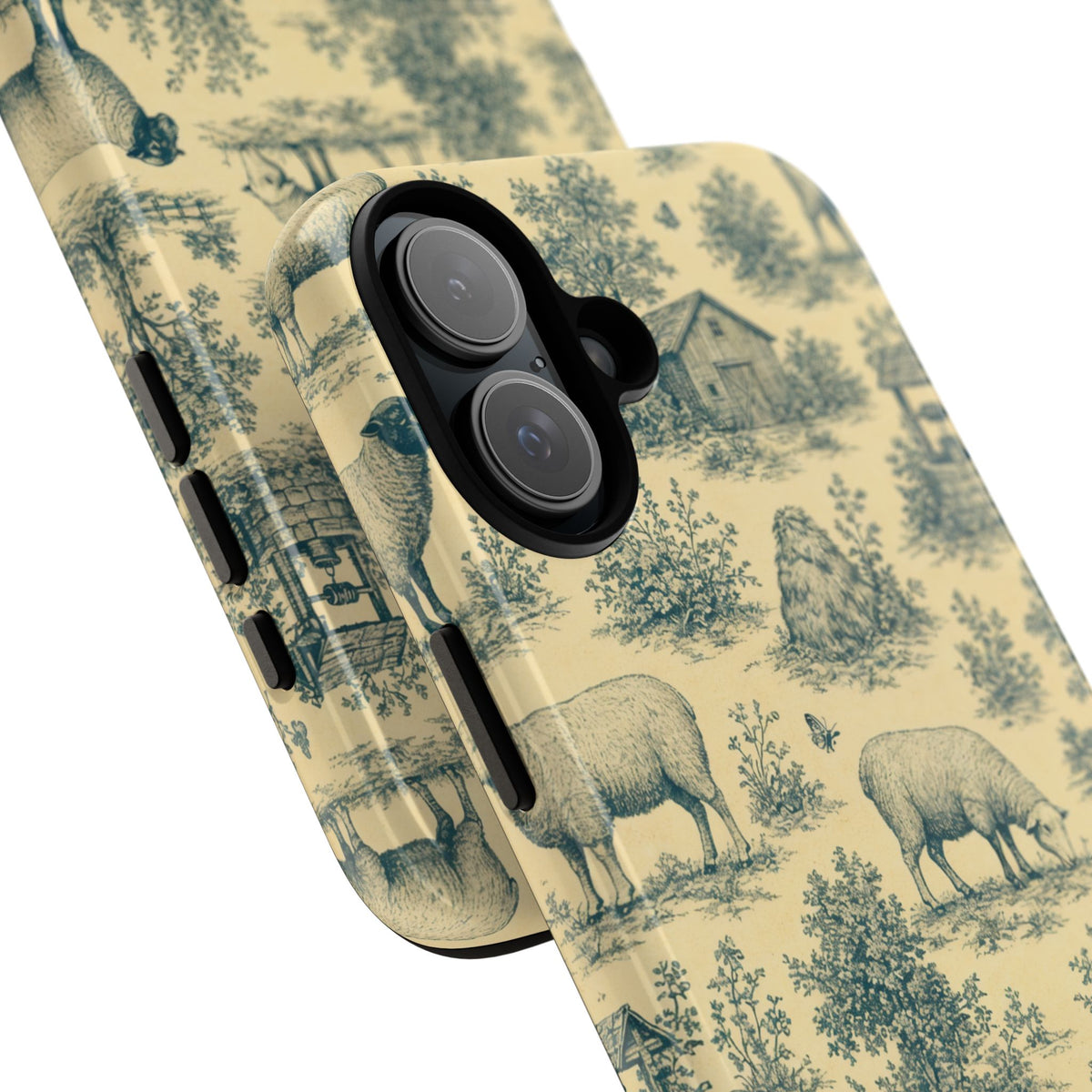 Sheep Toile Tough Case