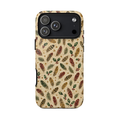 Christmas Feathers Tough Case